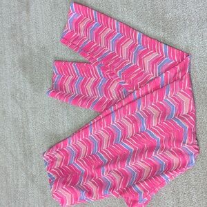Vineyard Vines Pink Chevron Kids Legging